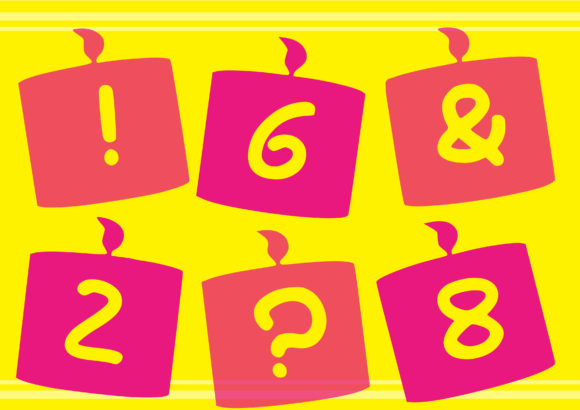 Play Candle Font PNG with transparent background - Preview 2