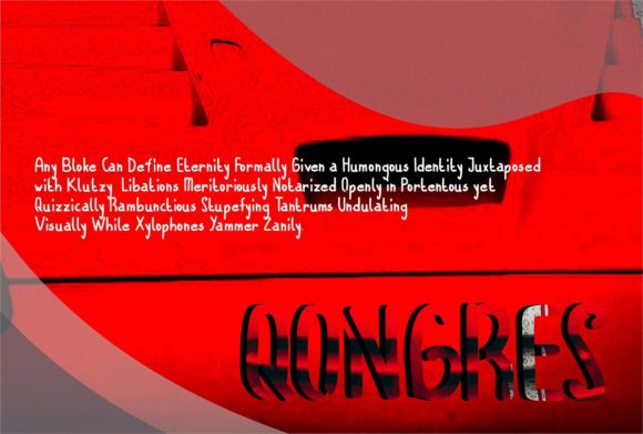 Qongres Font PNG with transparent background - Preview 1
