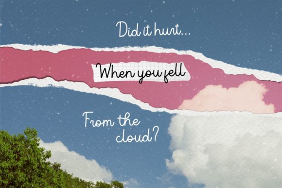 Rainy Sunday Font PNG with transparent background - Preview 6
