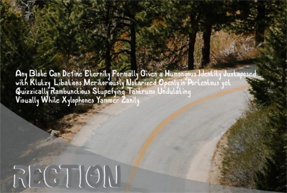 Rection Font PNG with transparent background - Preview 1
