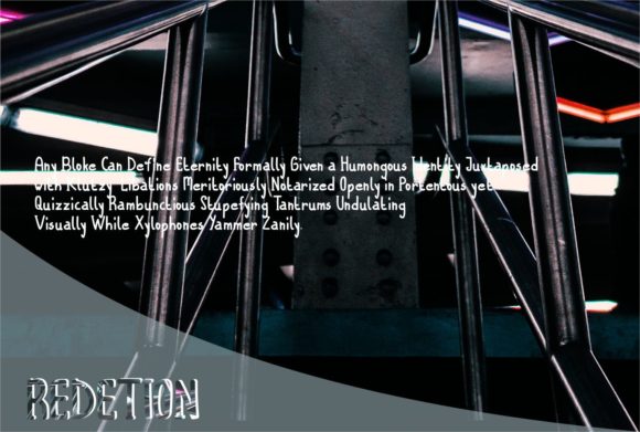 Rediton Font PNG with transparent background - Preview 1