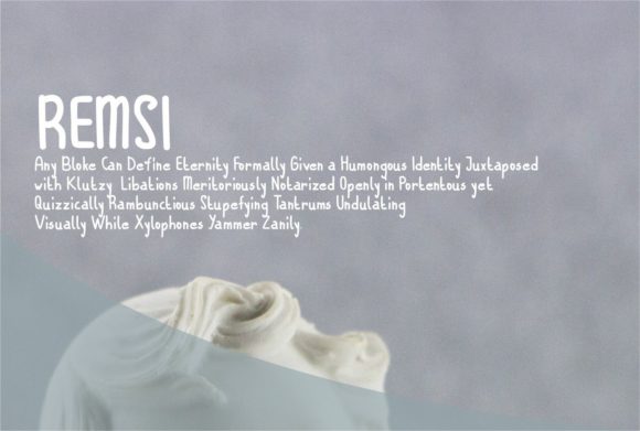 Remsi Font PNG with transparent background - Preview 1