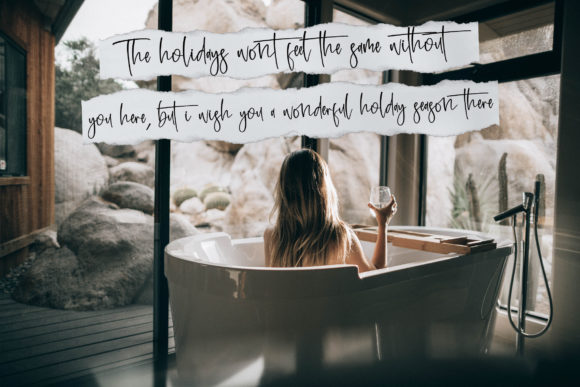 Rosalinta Font PNG with transparent background - Preview 5