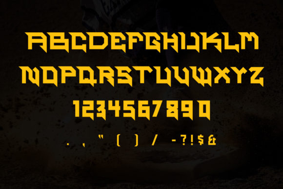 Serkel Sports Font PNG with transparent background - Preview 2