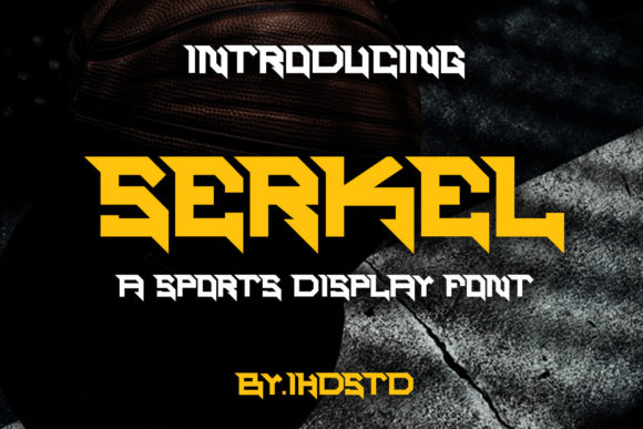 Serkel Sports Font PNG with transparent background - Preview 4