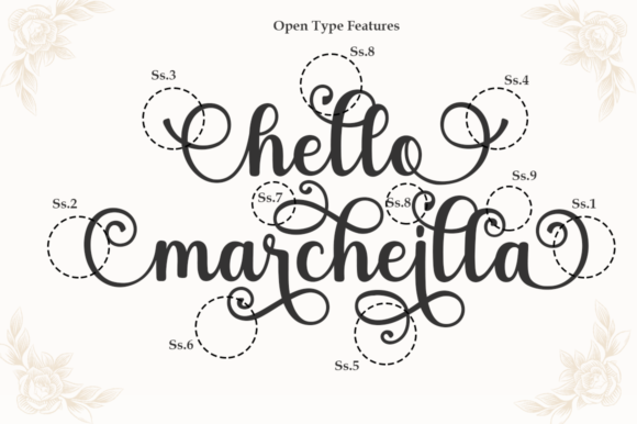 Simply Blessed Font PNG with transparent background - Preview 6