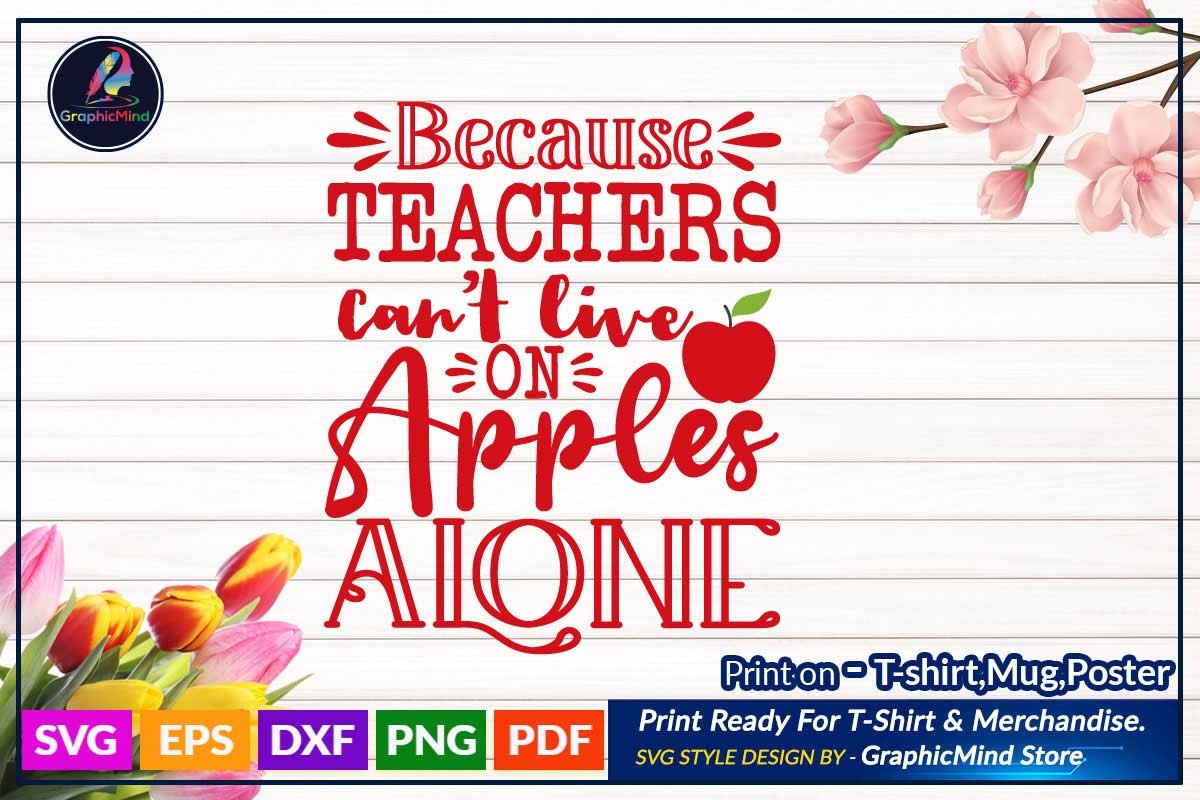 Teacher SVG T Shirt Design Graphic by GraphicMind · Creative Fabrica