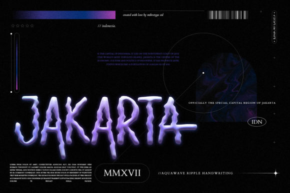 Aquawave Font - Preview 1