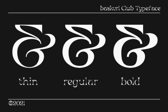 Baskvrl Club Font - Preview 4