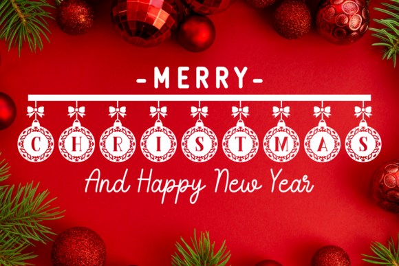 Baubles Pack Font PNG with transparent background - Preview 5