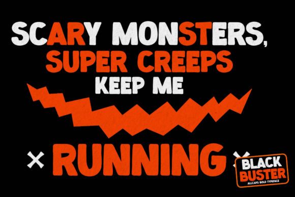 Blackbuster Font - Preview 2
