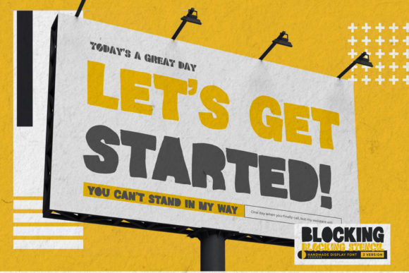 Blocking Font - Preview 1
