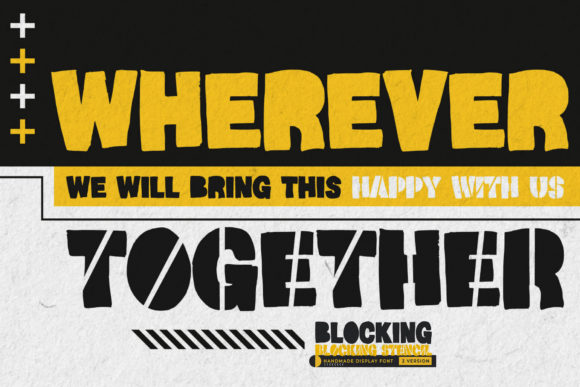 Blocking Font - Preview 2