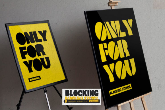 Blocking Font - Preview 3