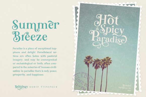 Brohoney Font - Preview 3