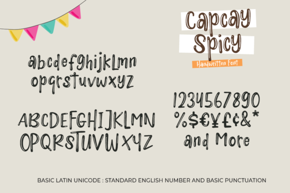 Capcay Spicy Font - Preview 3
