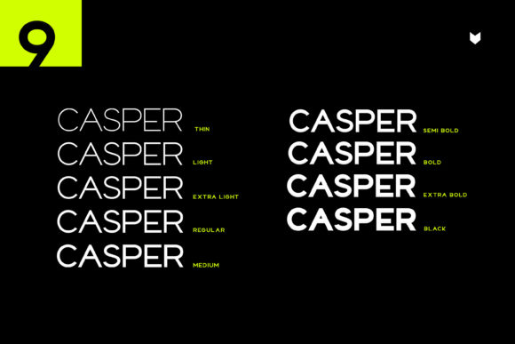 Casper Font - Preview 5