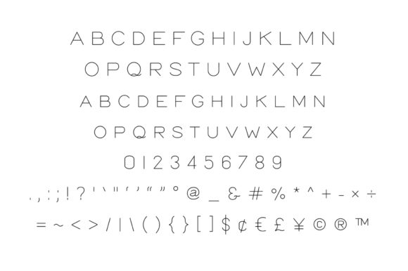 Chateau Space Light Font - Preview 3