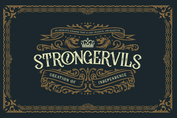 Chimpsdale Font PNG with transparent background - Preview 1