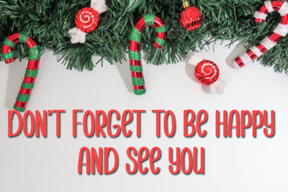 Christmas Happiness Font - Preview 4