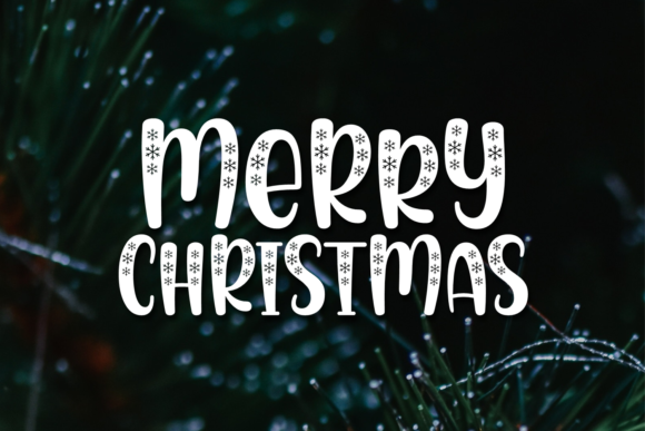 Cristal Santa Font PNG with transparent background - Preview 1