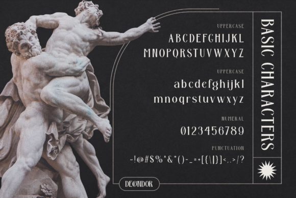 Decondor Font - Preview 2