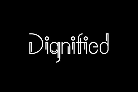 Dignified Font - Preview 1