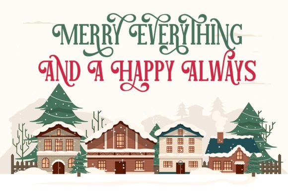 Hello Christmas Font - Preview 2