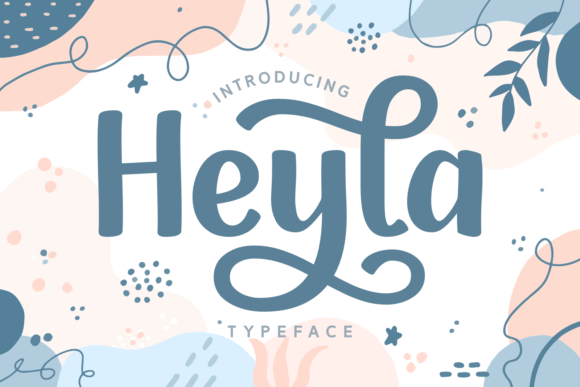 Heyla Script & Handwritten Font By Anto (7NTypes)
