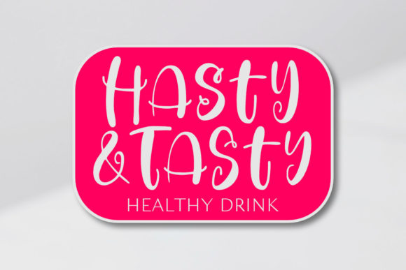Jelly Pie Font PNG with transparent background - Preview 3