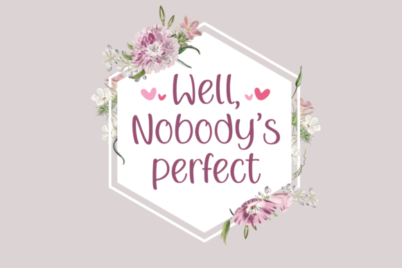 Ningst Cute Font PNG with transparent background - Preview 4