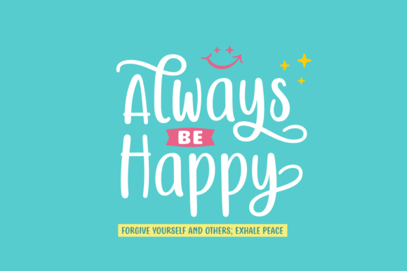 Ningst Smile Font PNG with transparent background - Preview 1