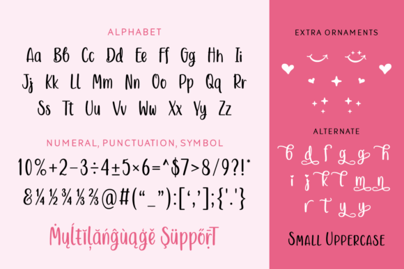 Ningst Smile Font PNG with transparent background - Preview 5