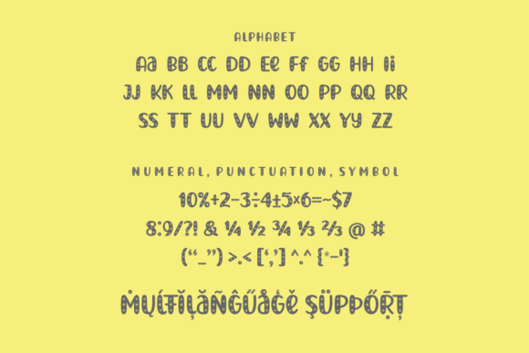 Ningst Sparkle Font PNG with transparent background - Preview 1