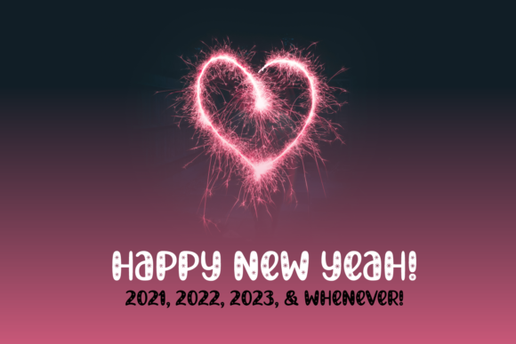 Ningst Sparkle Font PNG with transparent background - Preview 4