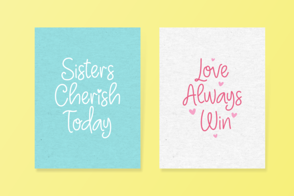 Ningst with You Font PNG with transparent background - Preview 2