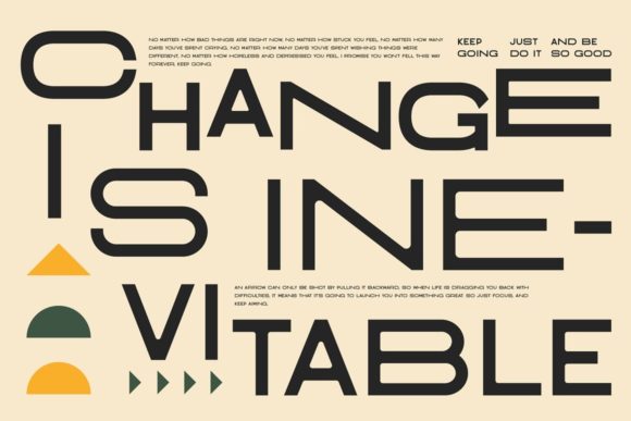 Rinjani Sans Font PNG with transparent background - Preview 2