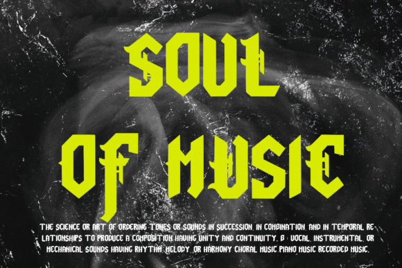 Rythm of Death Font PNG with transparent background - Preview 5