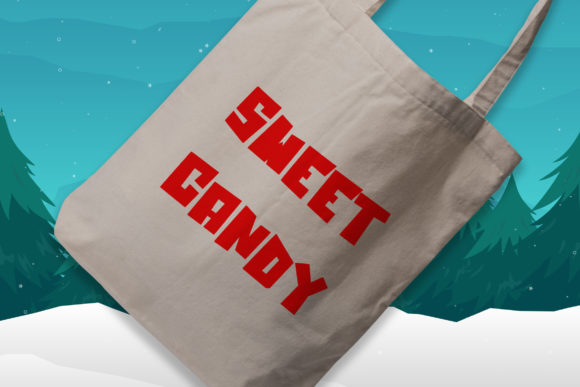 Santa Day Font PNG with transparent background - Preview 2
