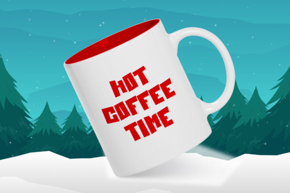 Santa Day Font PNG with transparent background - Preview 4