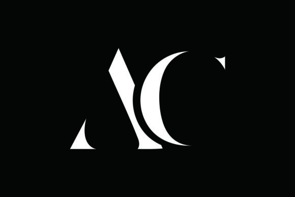 AC Initial Logo Design, AC Logo