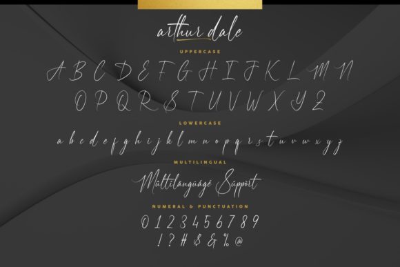 Arthur Dale Font - Preview 3