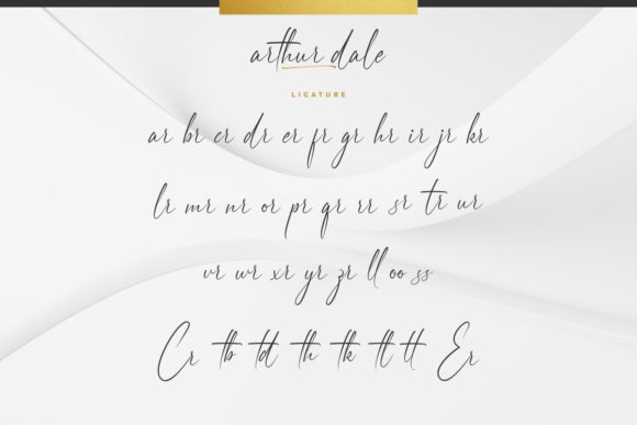 Arthur Dale Font - Preview 5