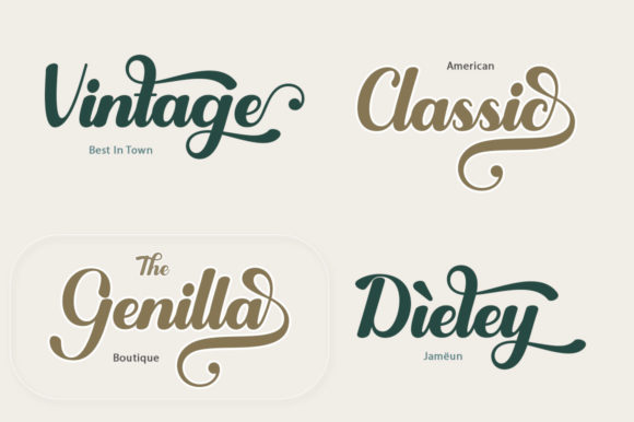 Bellona Font PNG with transparent background - Preview 2
