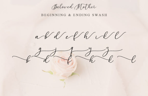 Beloved Mother Font - Preview 6