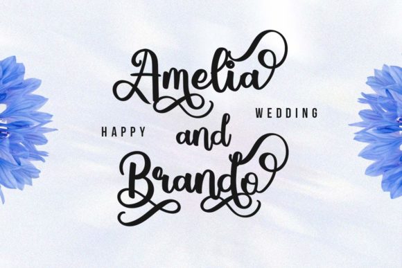 Blueberry Script Font - Preview 2