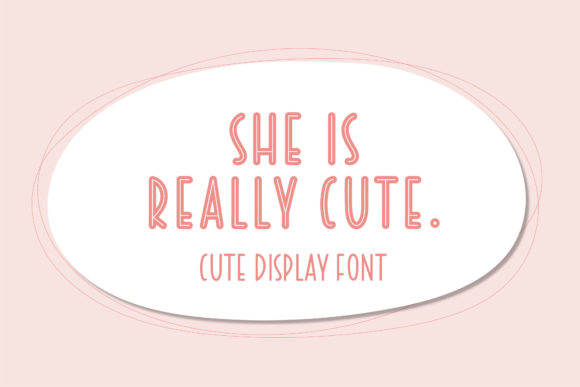 Cute Cute Font PNG with transparent background - Preview 1