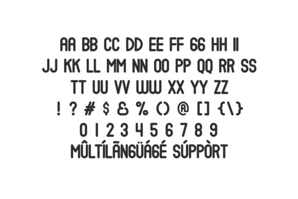 Dusty Hotel Font PNG with transparent background - Preview 4
