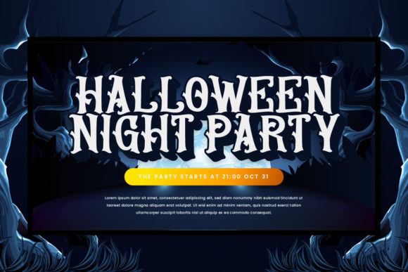 Frighted Font PNG with transparent background - Preview 2