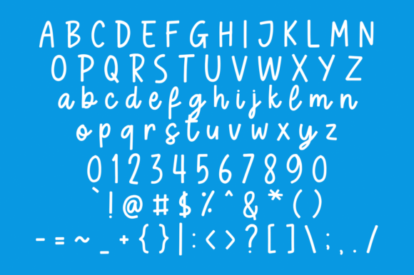 Frosty Blue Font - Preview 6